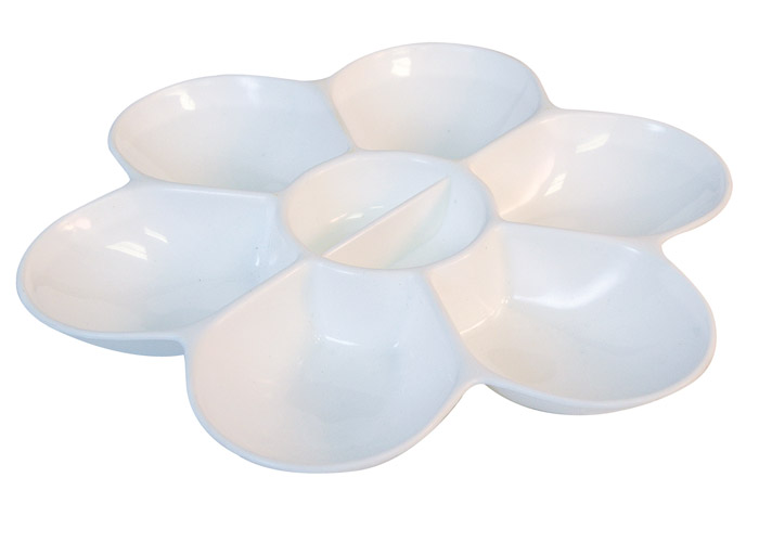 Palette 6 Well Plastic Flower