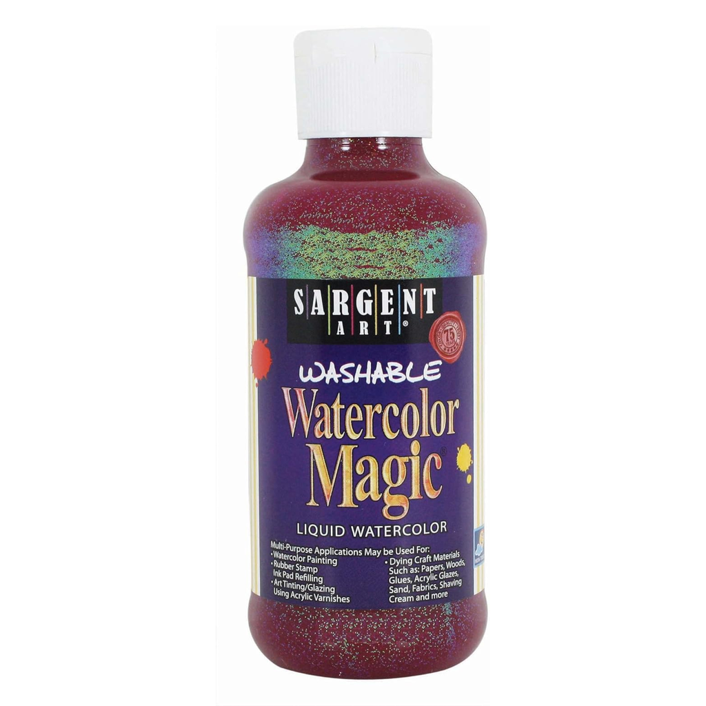 Watercolor Magic 8oz. Glitter Red Sargent Art (22-9020)