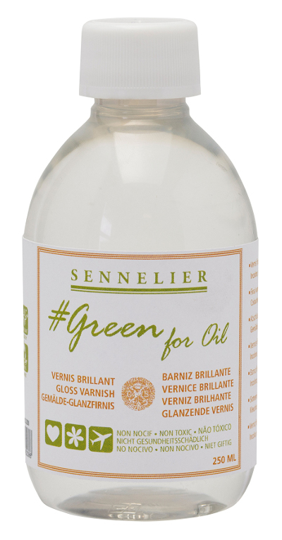 Sennelier Green For Oil - Gloss Varnish 250ml/8.50oz.
