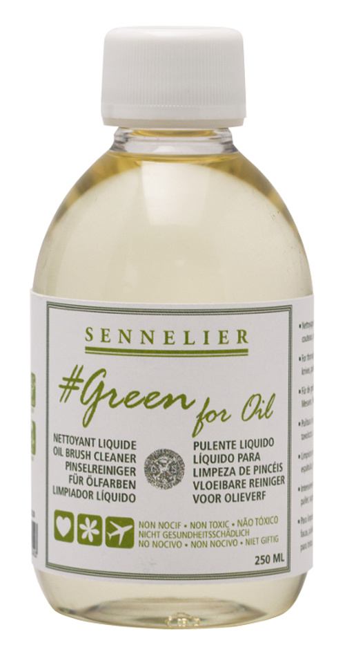 Sennelier Green For Oil - Brush Cleaner 100ml/3.50oz.
