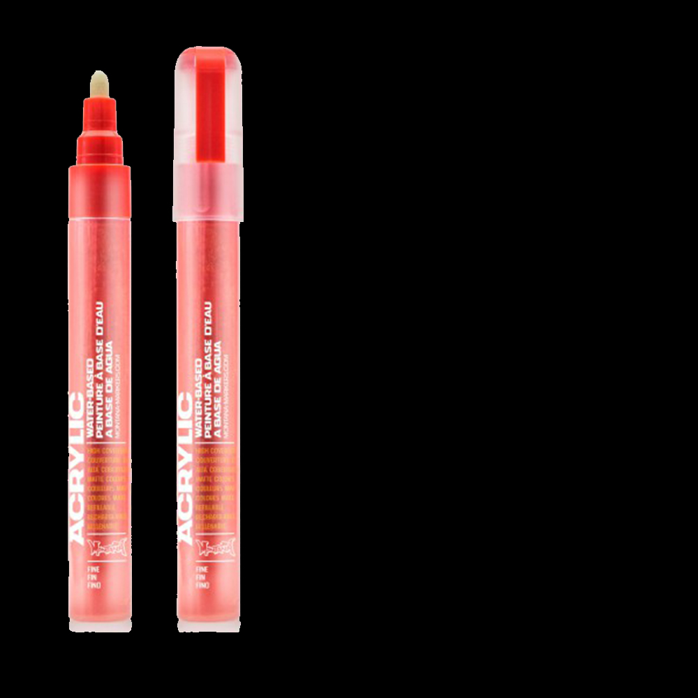 Montana Acrylic Paint Markers Fine 2mm - Shock Black **ND**