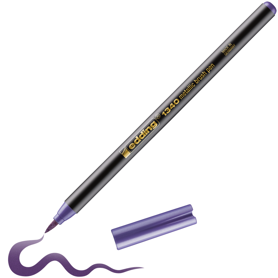 Edding 1340 Metallic Brush Pen Violet