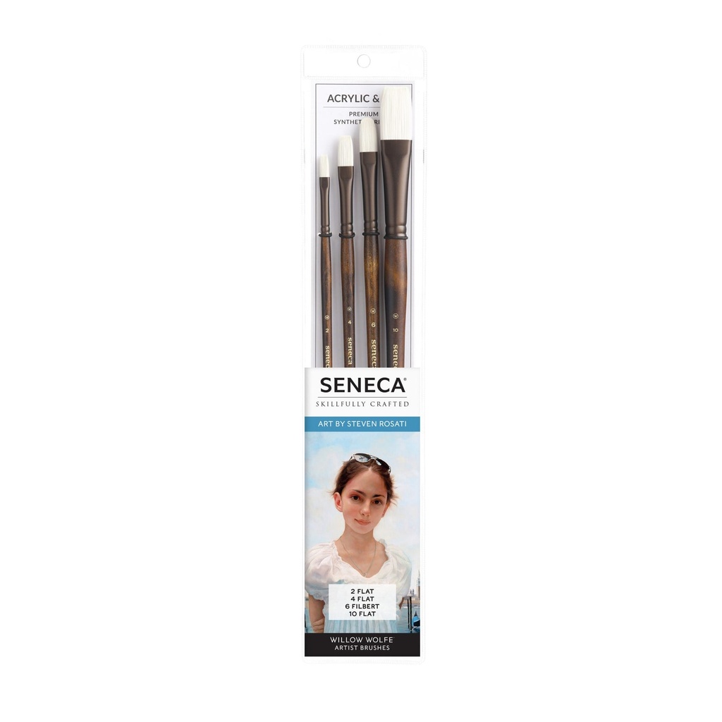 Willow Wolfe Seneca Artist Brush Portrait Set