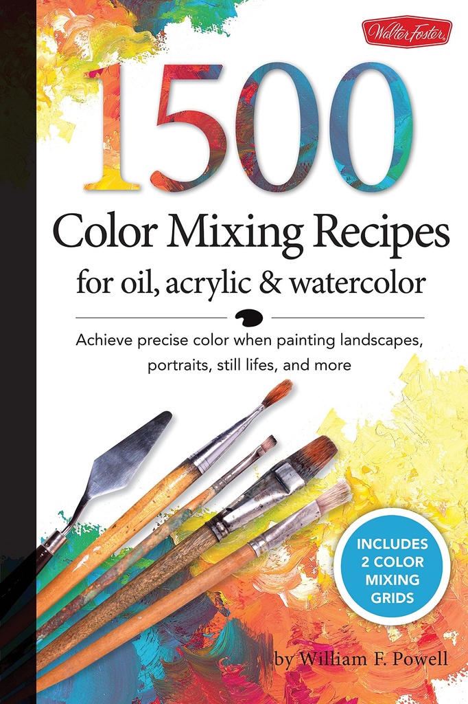 Walter Foster Book 1500 Colour Mixing Recipes **ND**