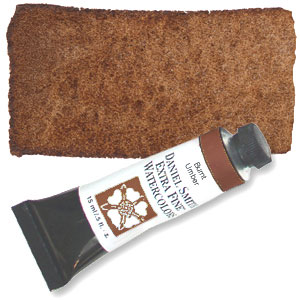 Daniel Smith Extra Fine Watercolours 15ml Burnt Umber S1