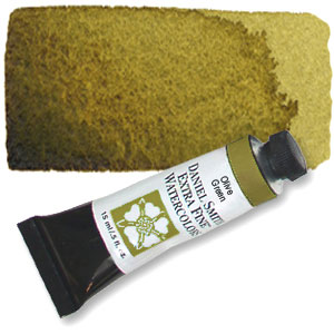 Daniel Smith Extra Fine Watercolours 15ml Olive Green S1 