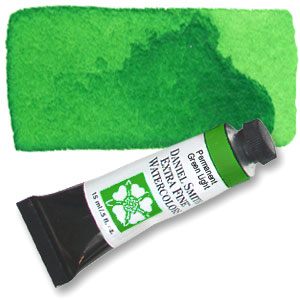 Daniel Smith Extra Fine Watercolours 15ml Permanent Green Light S1 