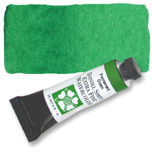 Daniel Smith Extra Fine Watercolours 15ml Permanent Green S1 
