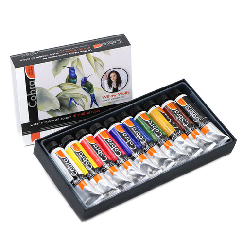 Cobra Artist Oil Set Willow Wolfe Special Edition Set 10X40ML **ND**