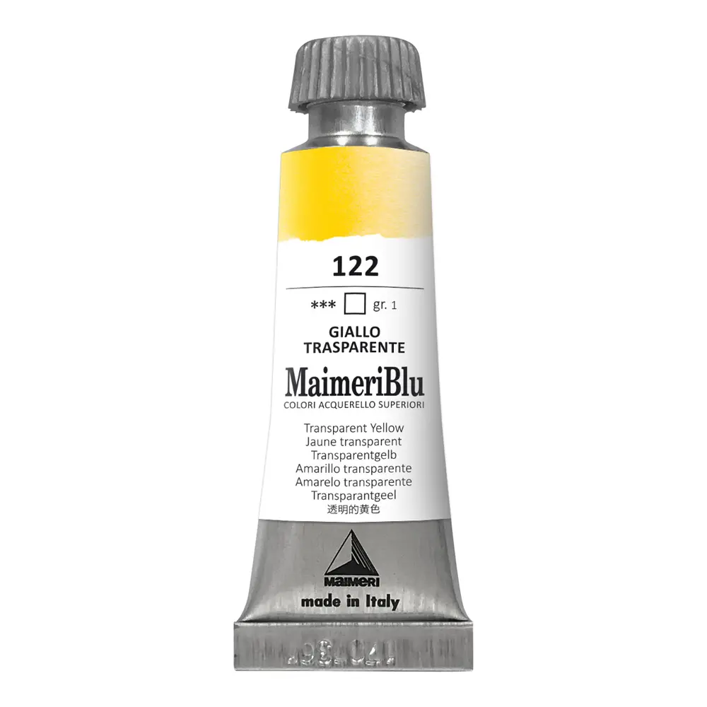 Maimeri Blu Watercolours 12ml Tube Series 1 Transparent Yellow **ND** *SO*