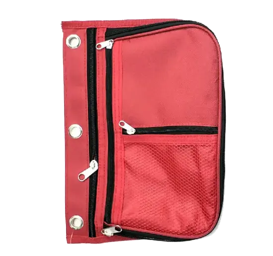 SELECTUM PENCIL BINDER POUCH 3 SECTION ZIP 25X17.4X1.3CM