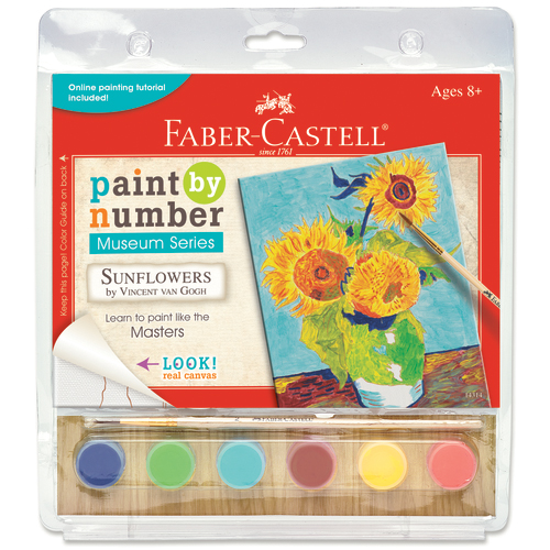 Faber Castell Paint By Number Museum Sunflowers Set **ND**
