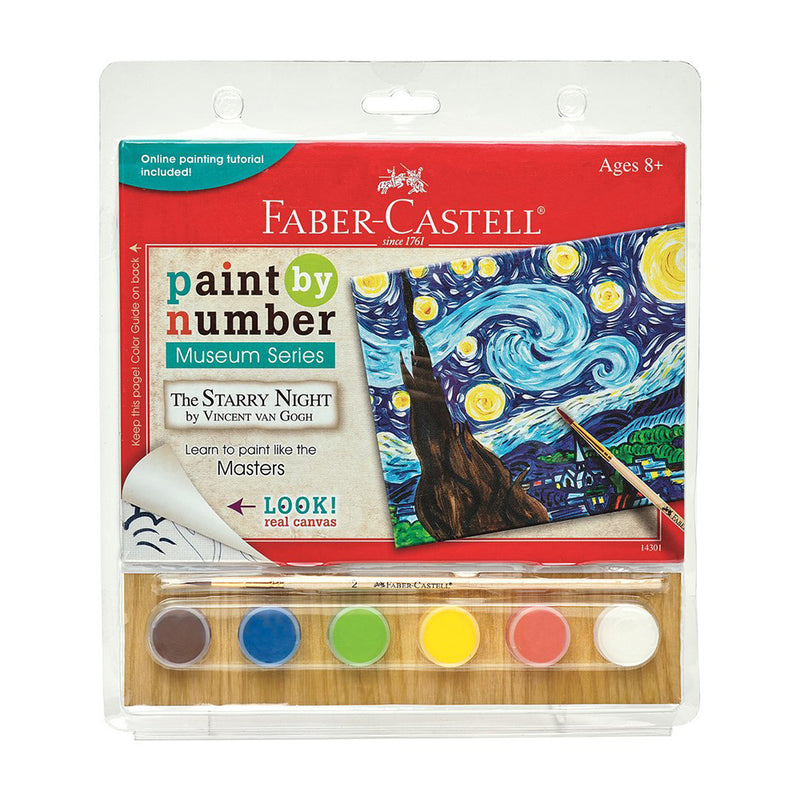 Faber Castell Paint By Number Museum Starry Night Set **ND**