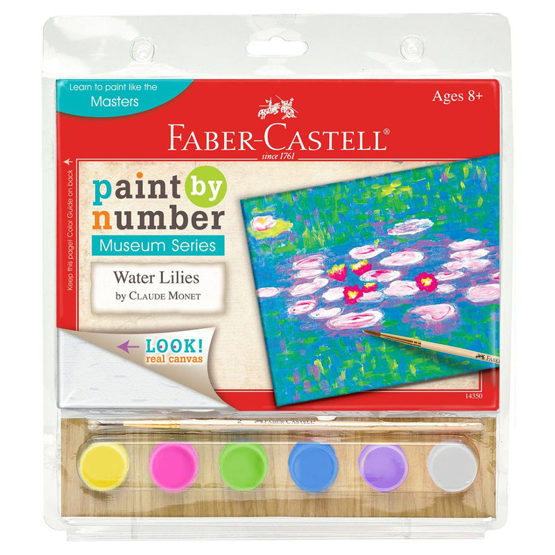 Faber Castell Paint By Number Museum Series Water Lilies Set **ND**