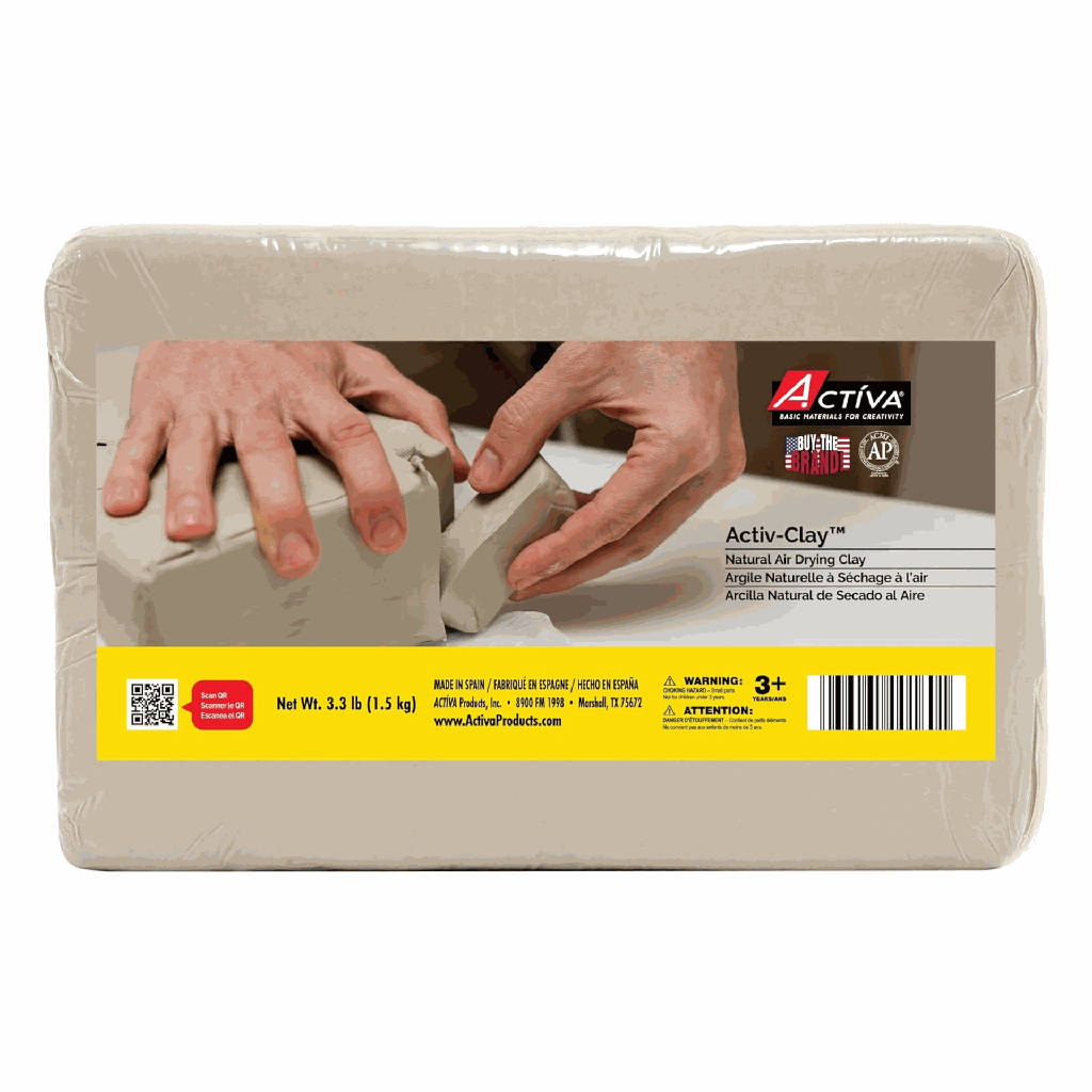 Activa Activ-Clay 3.3lb Natural White Air Dry Clay