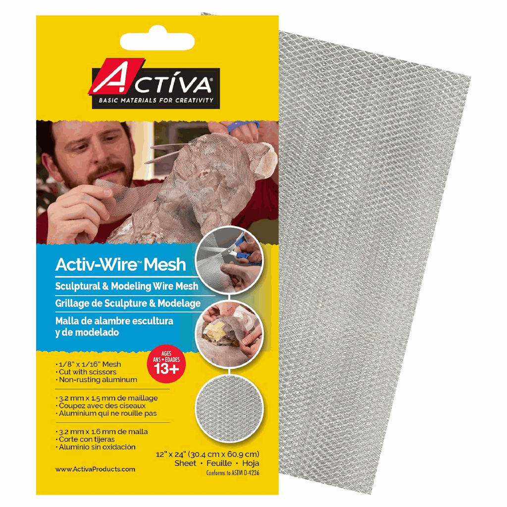 Activa Wire Mesh 12"x24" Sheet Small Weave