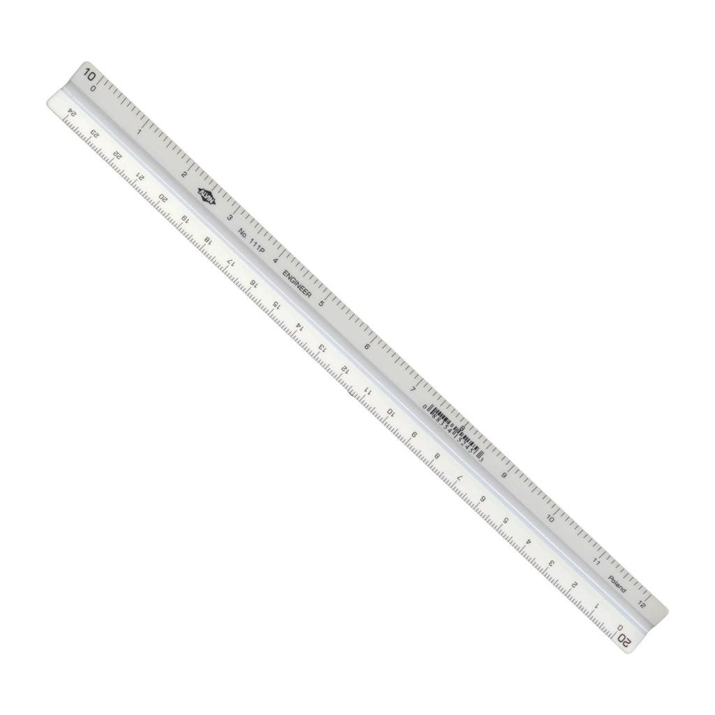 Alvin Triangular scale Student 12" Engineer 111P