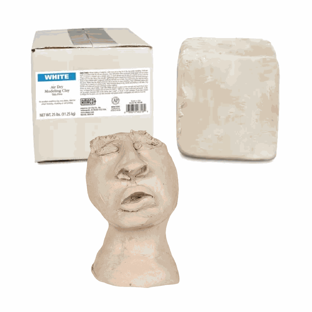 Amaco Air Dry Clay White 25lb **ND**