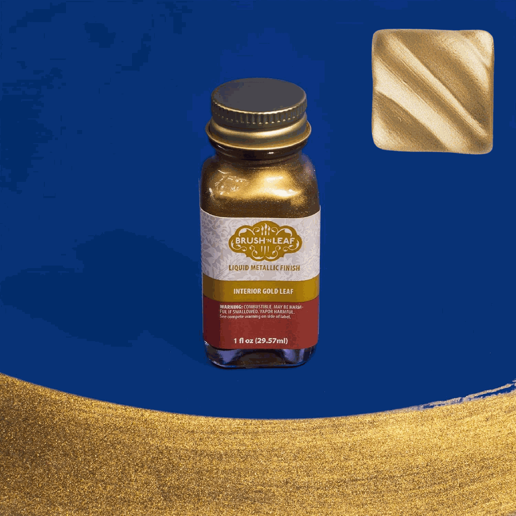 Amaco Brush 'n Leaf Interior Gold Leaf **ND**