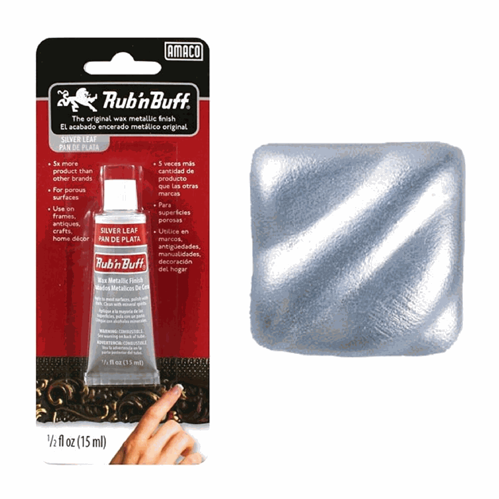 Amaco Rub 'n Buff Silver Leaf **ND**