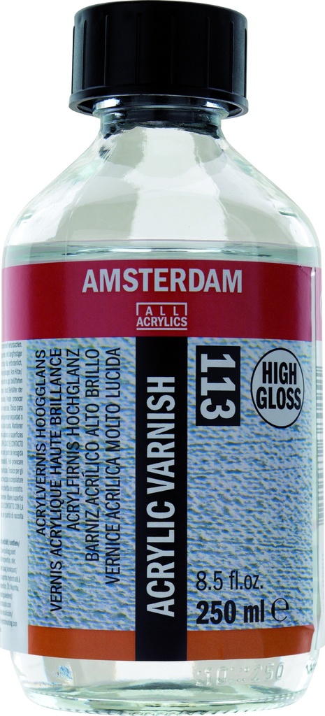 Amsterdam Acrylic Varnish HIGH GLOSS 250ML