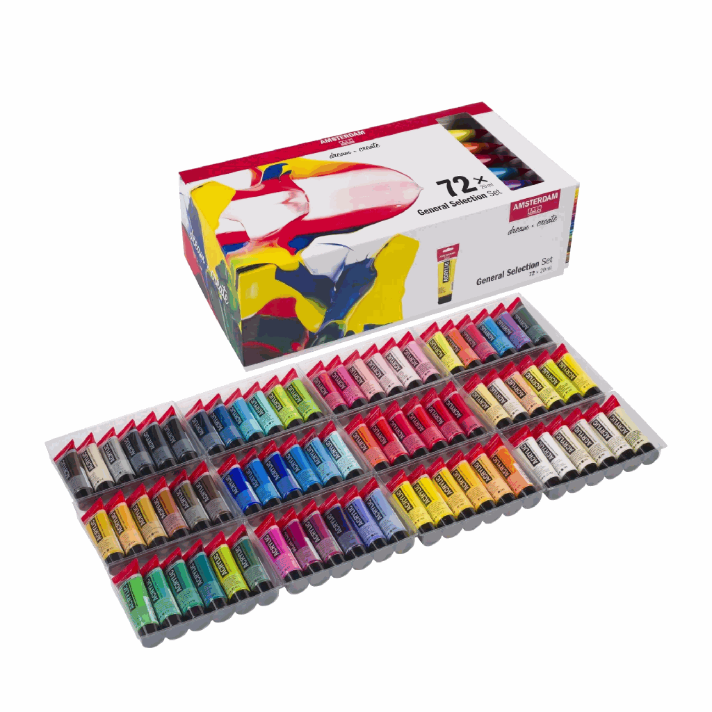 Amsterdam Acrylic dream + create Set of 72 x 20ml Tubes **ND**