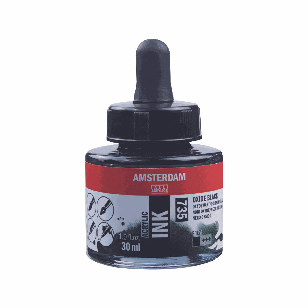 Amsterdam Acrylic Ink 30ML OXIDE BLACK **ND**