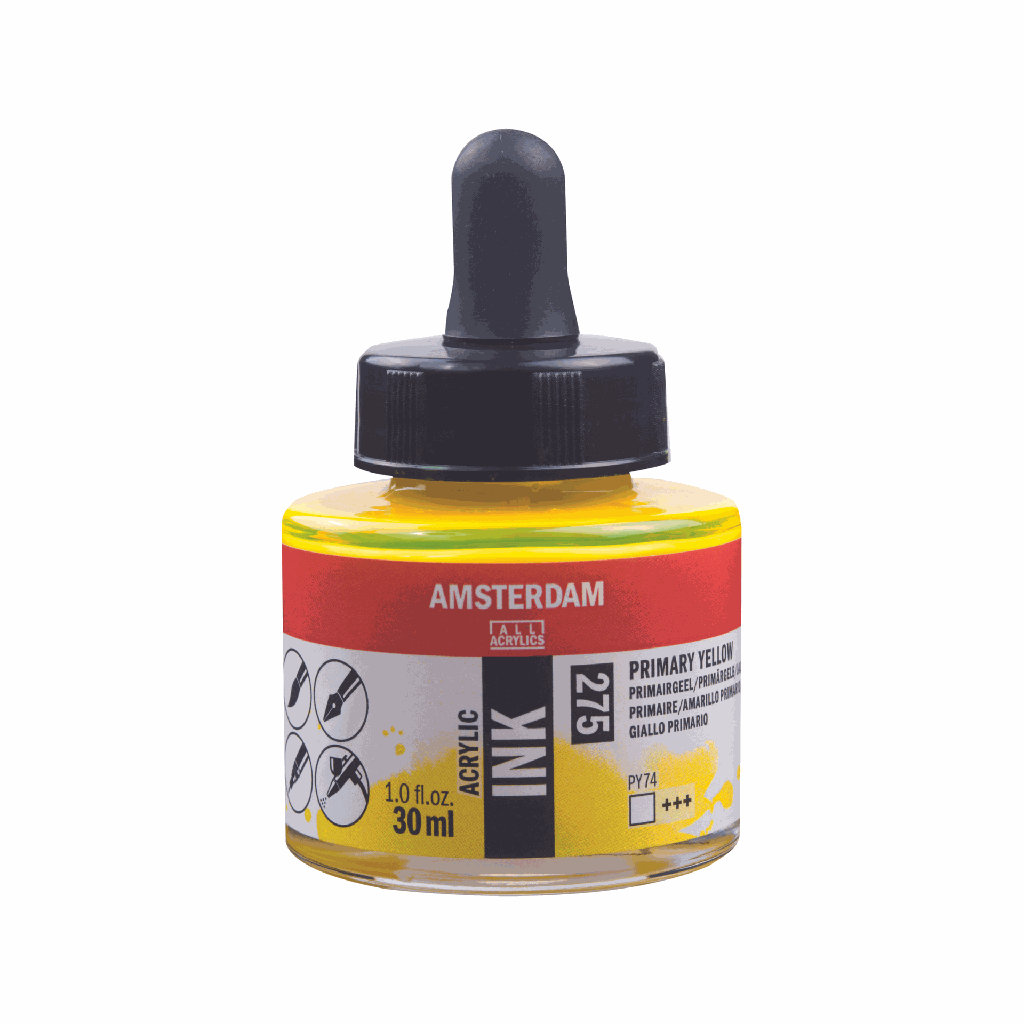 Amsterdam Acrylic Ink 30ML PRIM.YLW **ND**