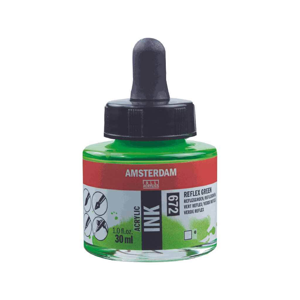 Amsterdam Acrylic Ink 30ML REFLEX GRN **ND**
