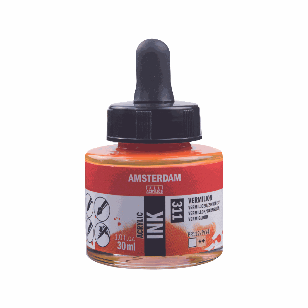 Amsterdam Acrylic Ink 30ML VERMILION **ND**