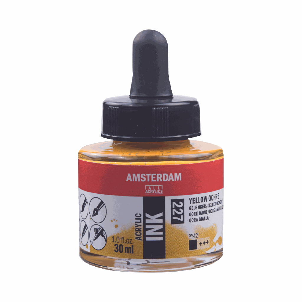 Amsterdam Acrylic Ink 30ML YLW OCHRE **ND**