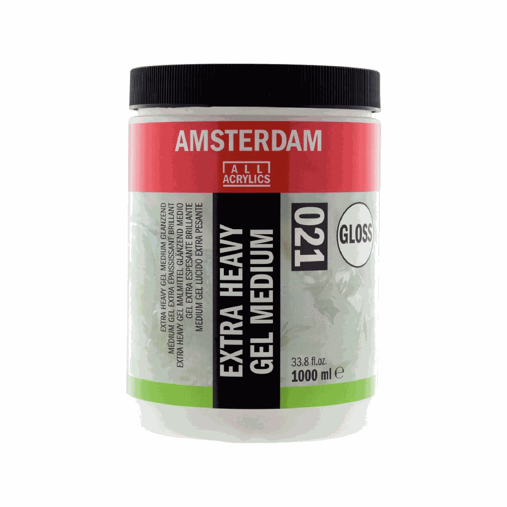 Amsterdam Acrylic Medium EXTRA HEAVY GEL GLOSS 1000ML