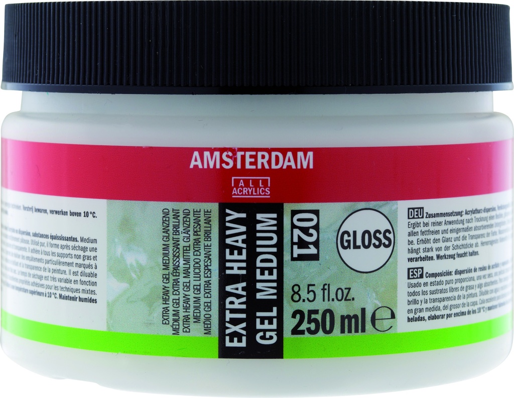 Amsterdam Acrylic Medium EXTRA HEAVY GEL GLOSS 250ML