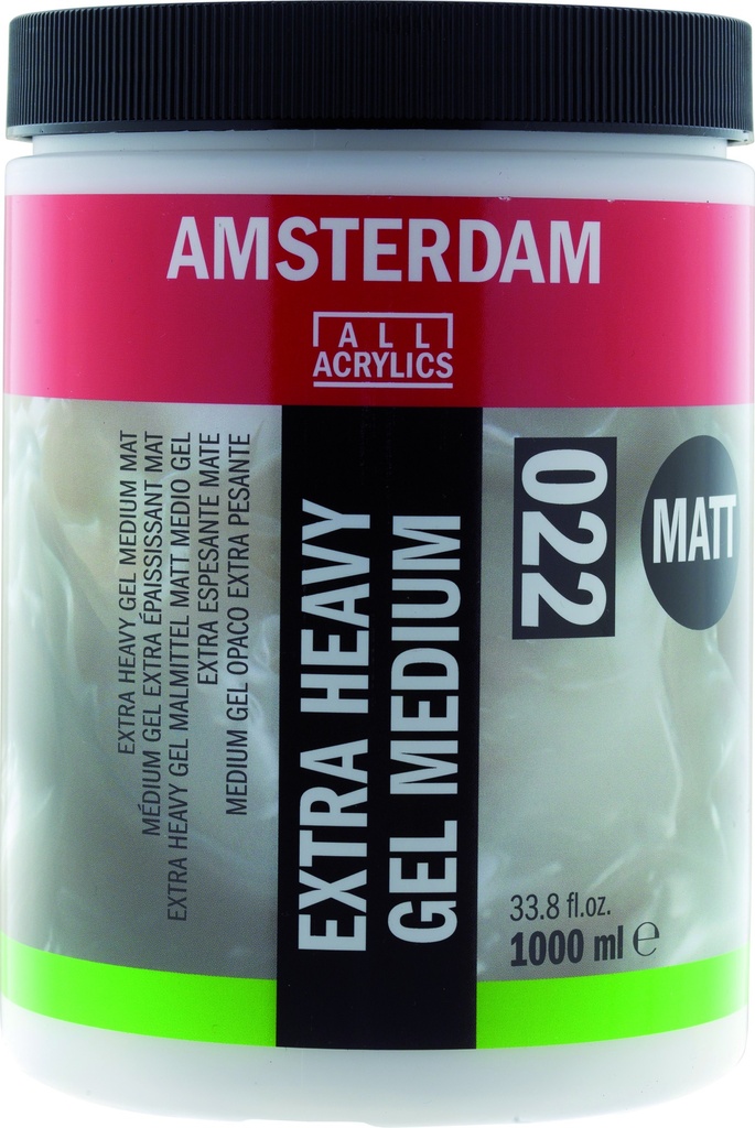 Amsterdam Acrylic Medium EXTRA HEAVY GEL MATT 1000ML