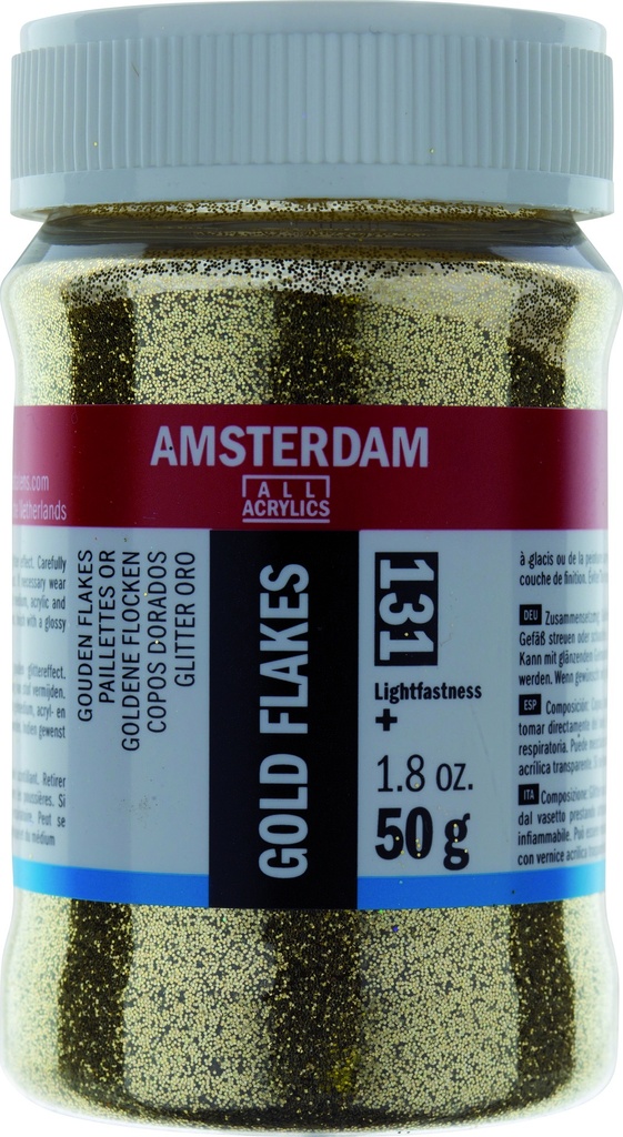Amsterdam Acrylic Medium GOLD FLAKES 50G