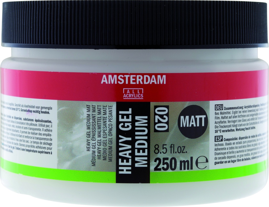 Amsterdam Acrylic Medium HEAVY GEL MATT 250ML