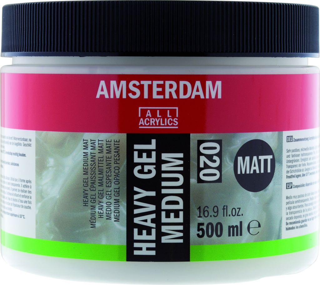 Amsterdam Acrylic Medium HEAVY GEL MATT 500ML