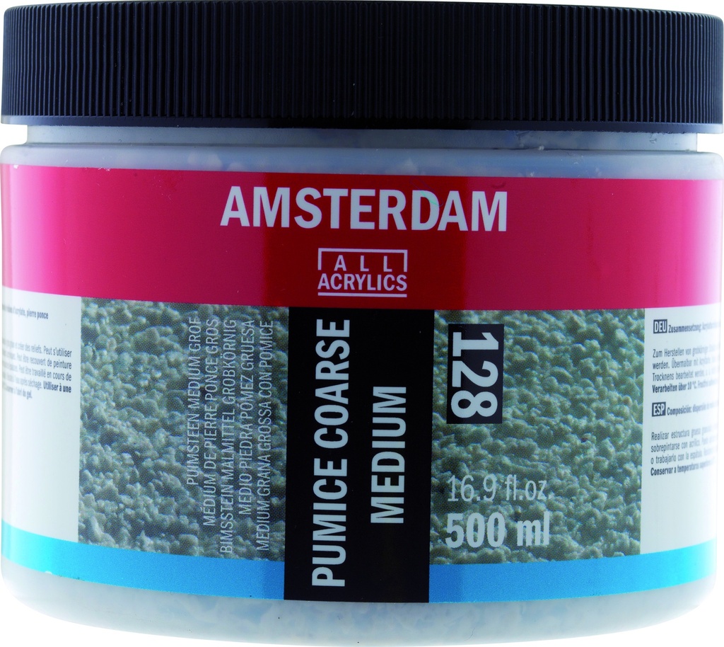 Amsterdam Acrylic Medium PUMICE COARSE 500ML