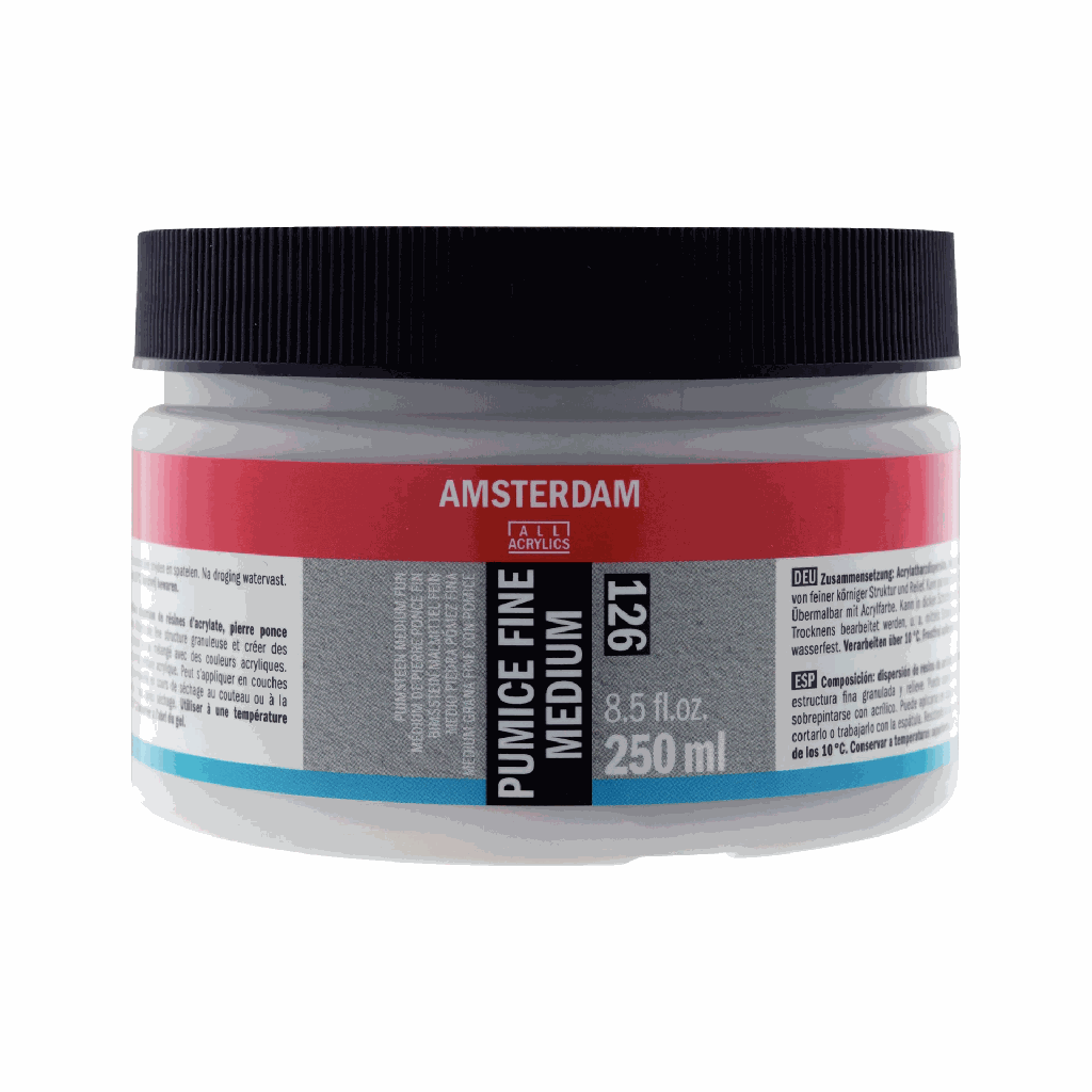 Amsterdam Acrylic Medium PUMICE FINE 250ML