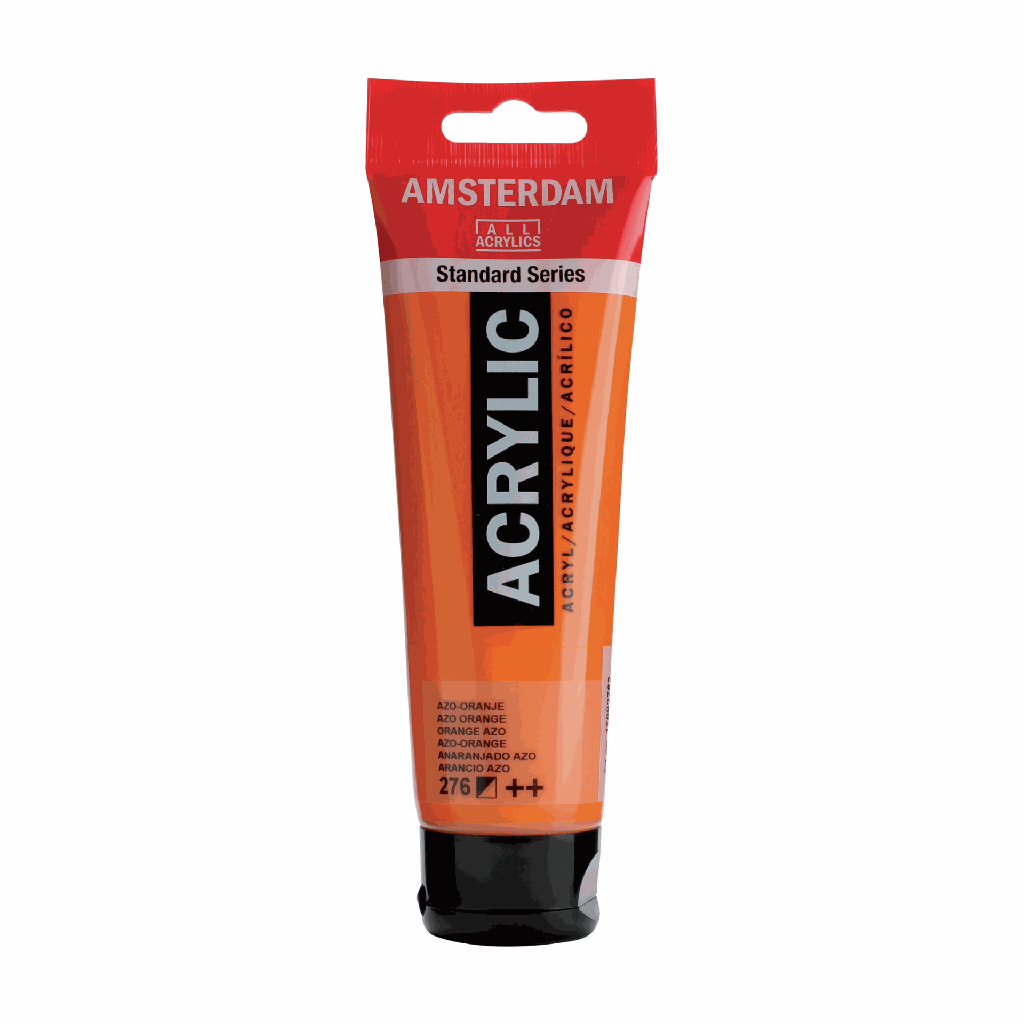 Amsterdam Standard Acrylic 120ML AZO ORANGE 276 **ND**