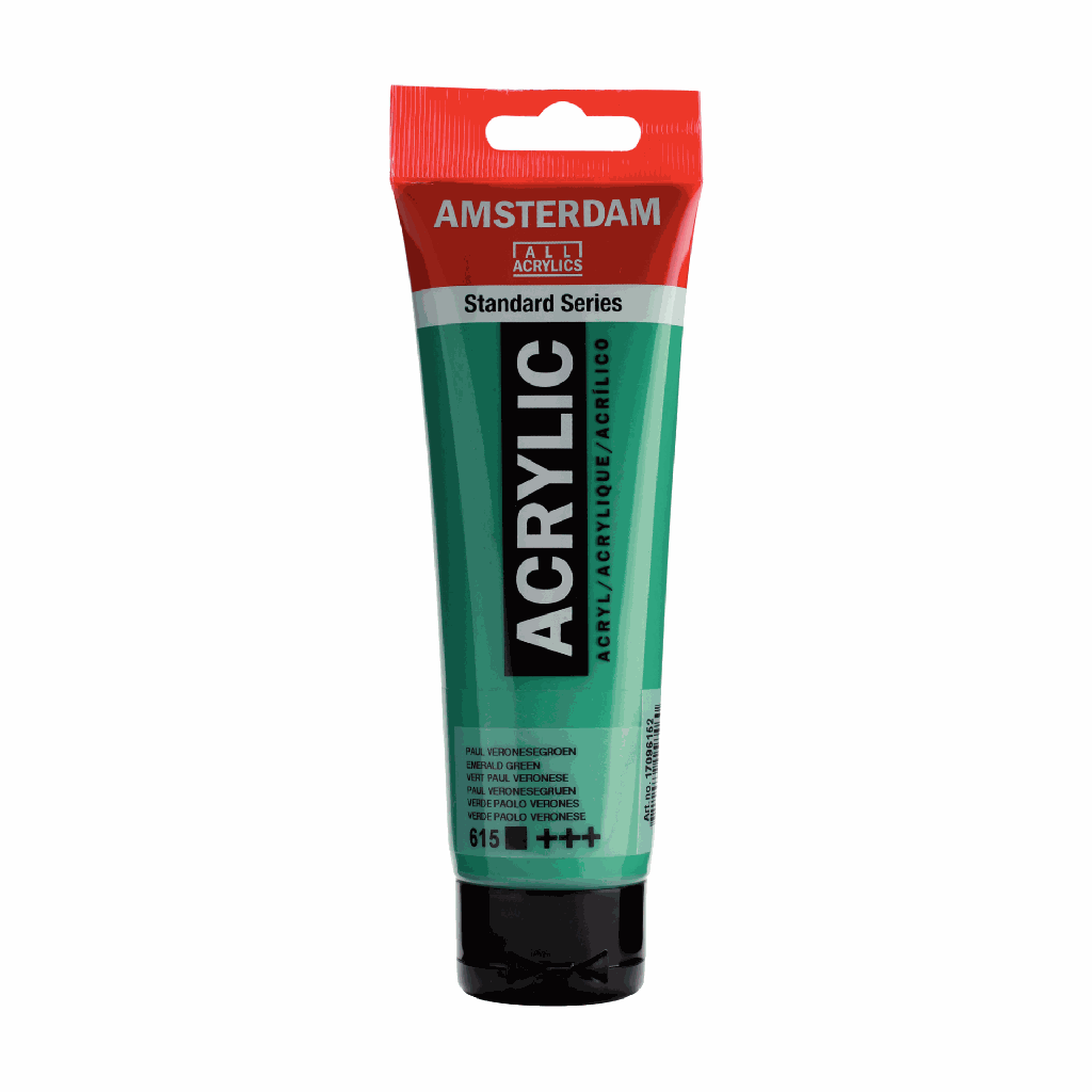 Amsterdam Standard Acrylic 120ML EMERALD GREEN 615 **ND**