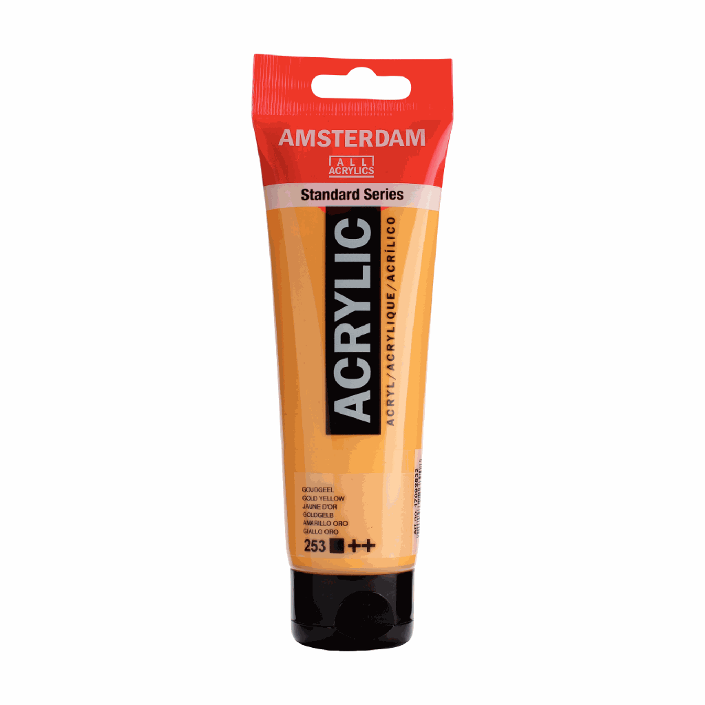 Amsterdam Standard Acrylic 120ML GOLD YELLOW 253 **ND**