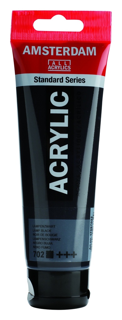 Amsterdam Standard Acrylic 120ML LAMP BLACK 702 **ND**