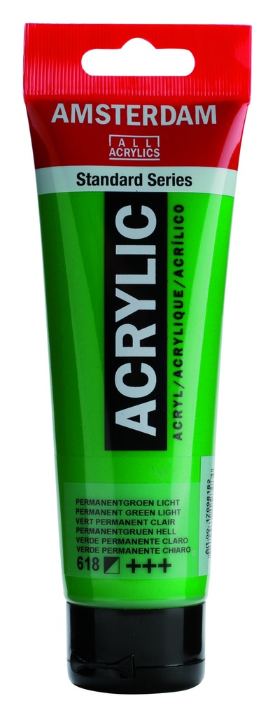 Amsterdam Standard Acrylic 120ML PERM GREEN LT 618 **ND**