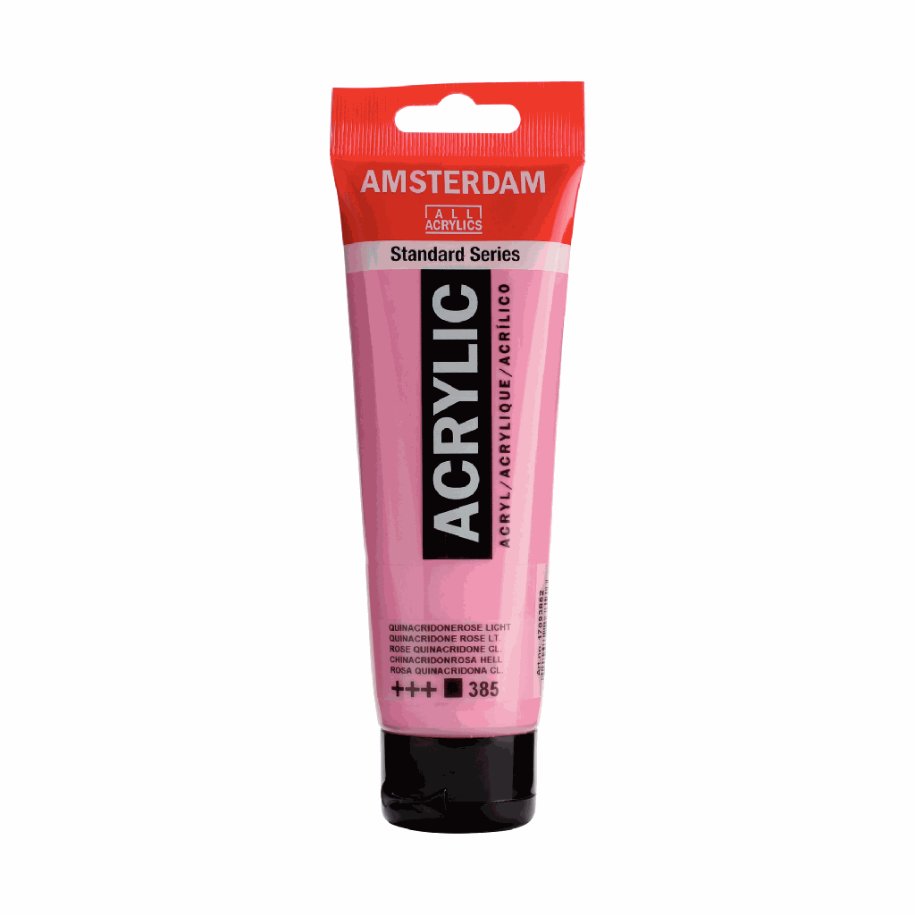 Amsterdam Standard Acrylic 120ML QUINAC ROSE LT 385 **ND**