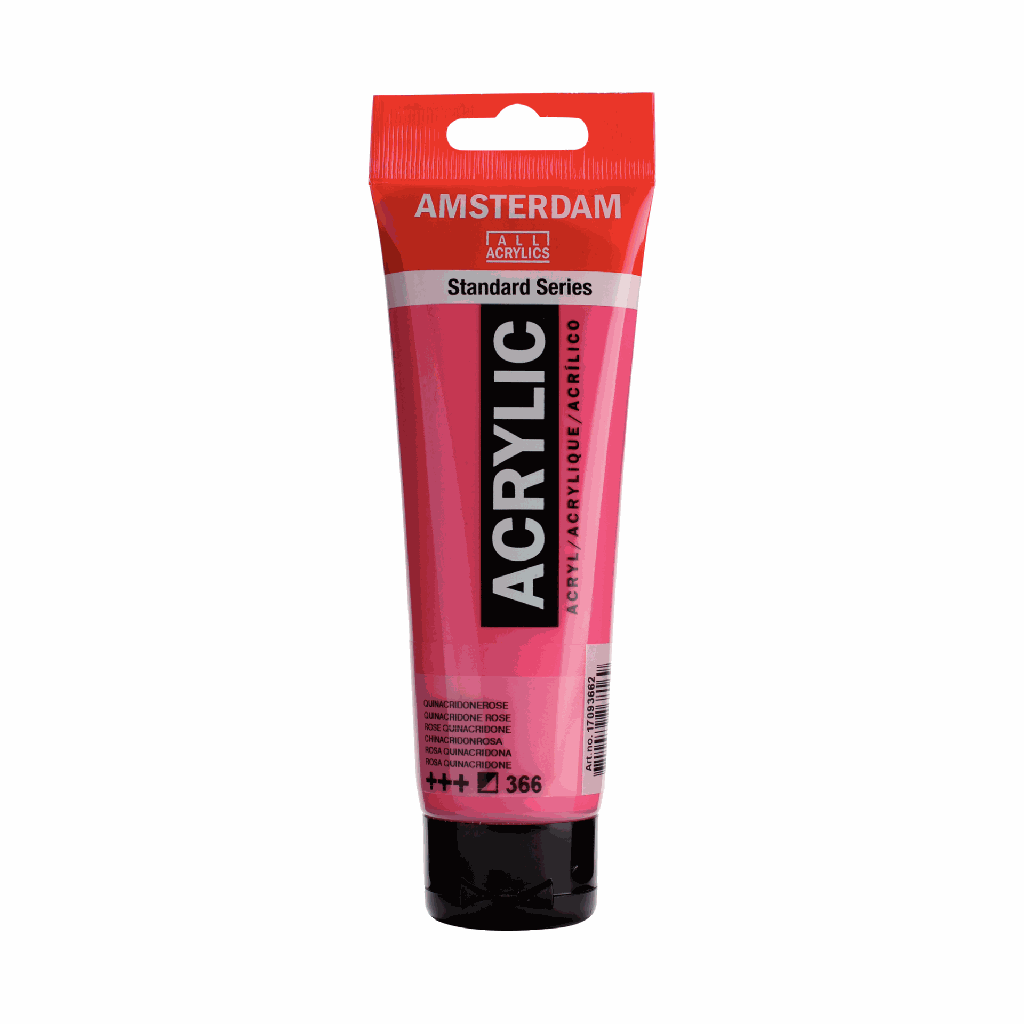 Amsterdam Standard Acrylic 120ML QUINACR ROSE 366 **ND**