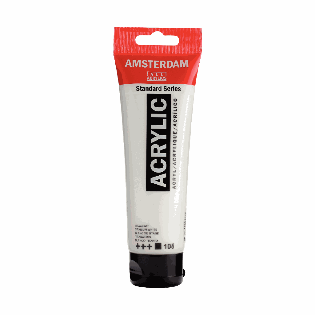 Amsterdam Standard Acrylic 120ML TITANIUM WHITE 105 **ND**