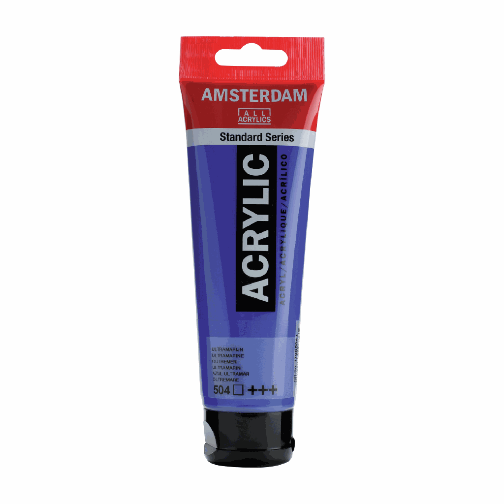 Amsterdam Standard Acrylic 120ML ULTRAMARINE 504 **ND**