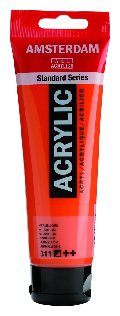 Amsterdam Standard Acrylic 120ML VERMILLION 311 **ND**