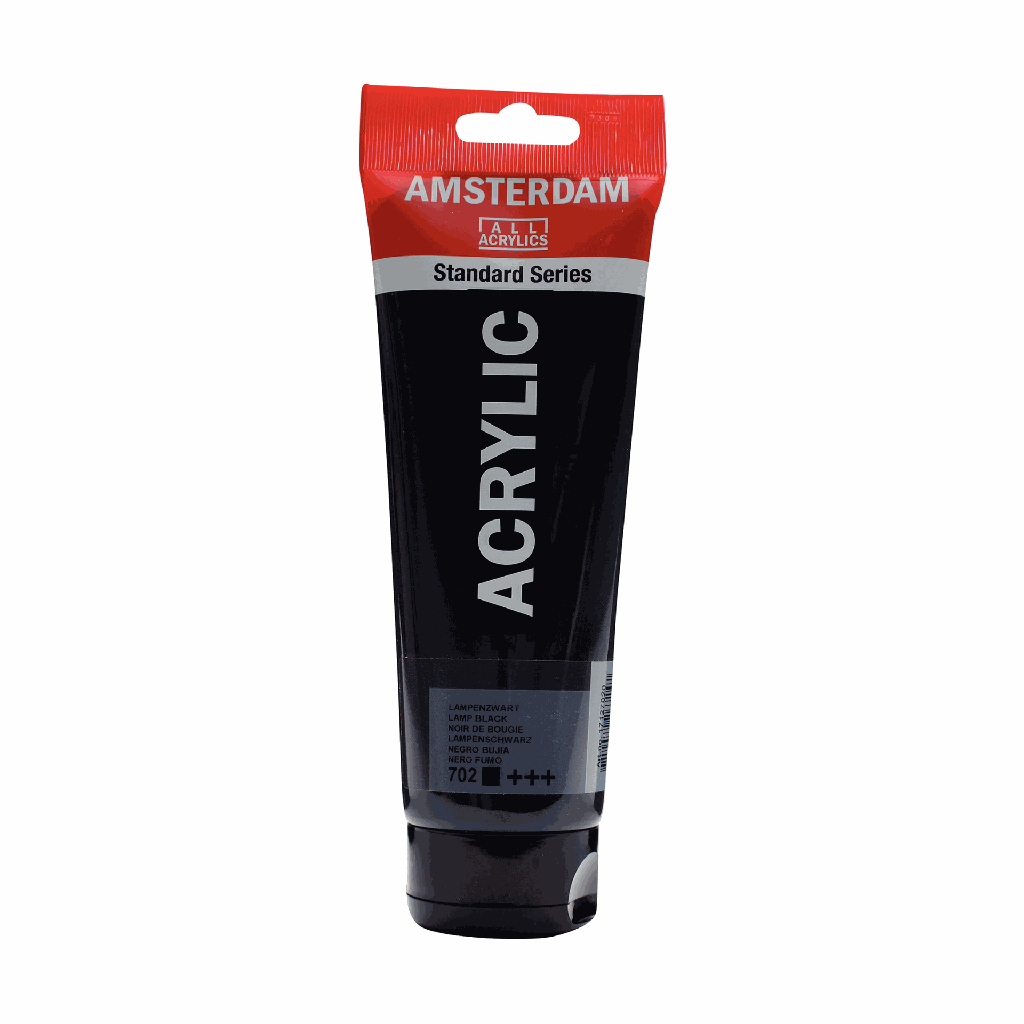 Amsterdam Standard Acrylic 250ML LAMP BLACK 702 **ND**